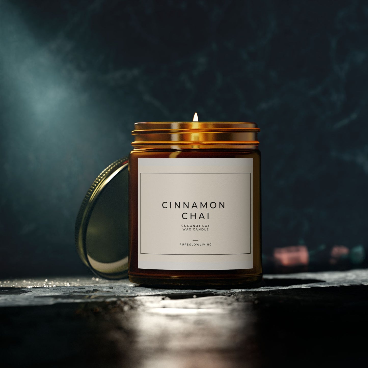 Scented Candle, Cinnamon Chai (Coconut Apricot Wax)