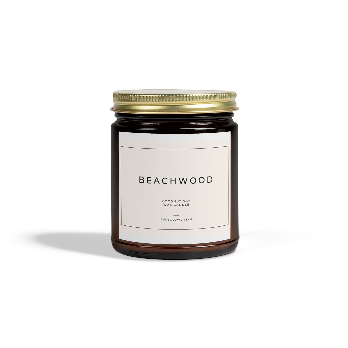 Scented Candle, Beachwood Aroma - 4oz/9oz Coconut Apricot Wax