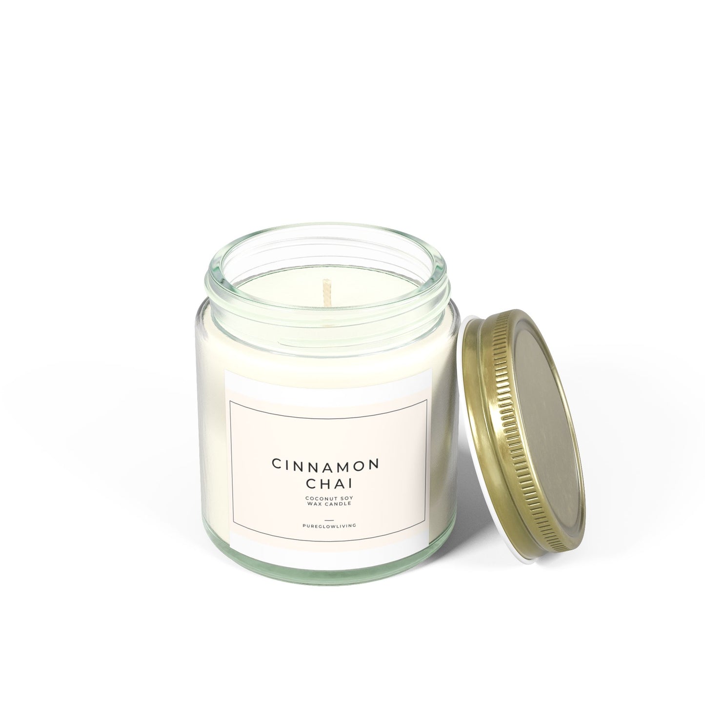 Scented Candle, Cinnamon Chai (Coconut Apricot Wax)